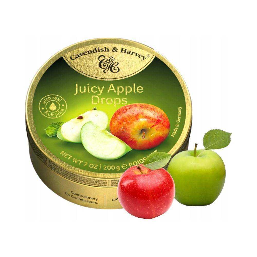 CAVENDISH cukierki PUSZKA jabłko 175g [9]