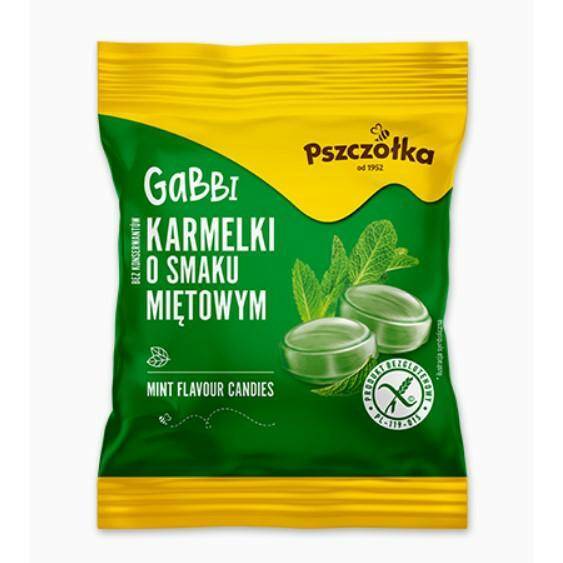 PSZCZÓŁKA cukierki  MIĘTOWE GABBI landrynki 90g [30]