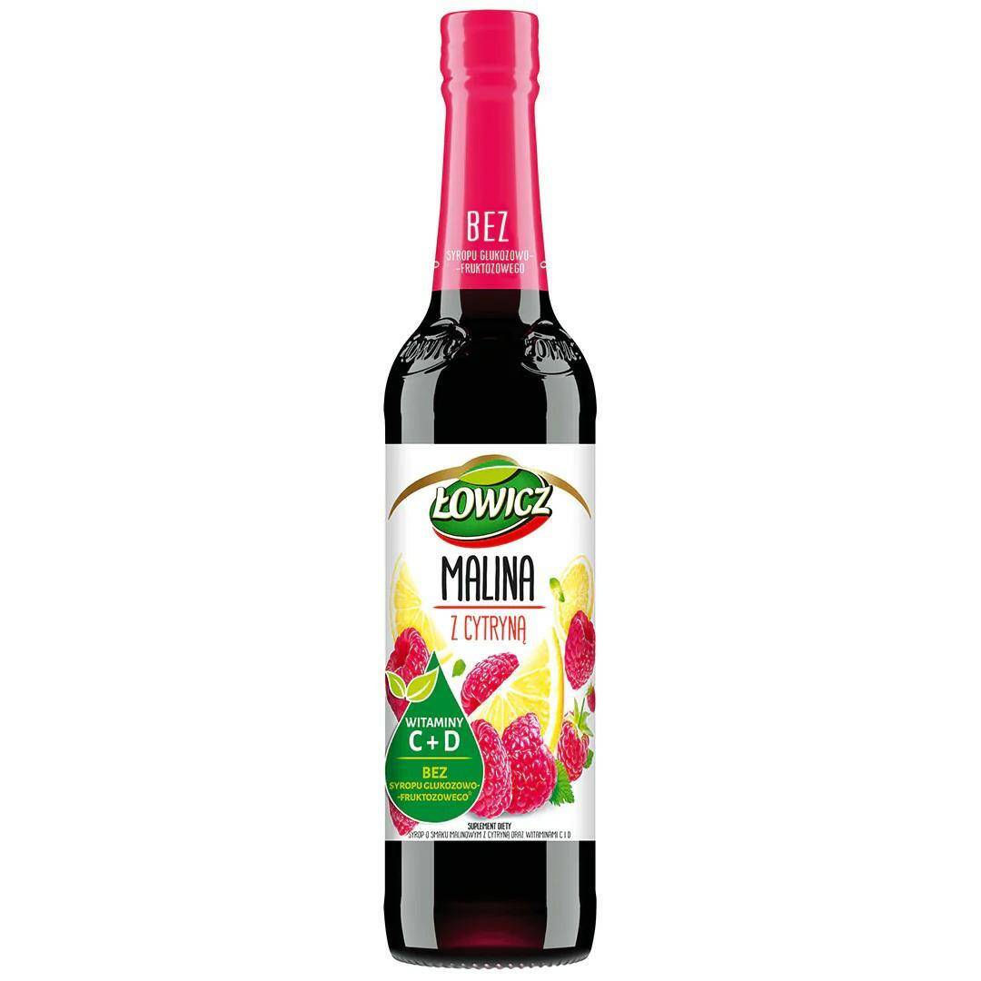 ŁOWICZ syrop MALINA-CYTRYNA 400ml [6]