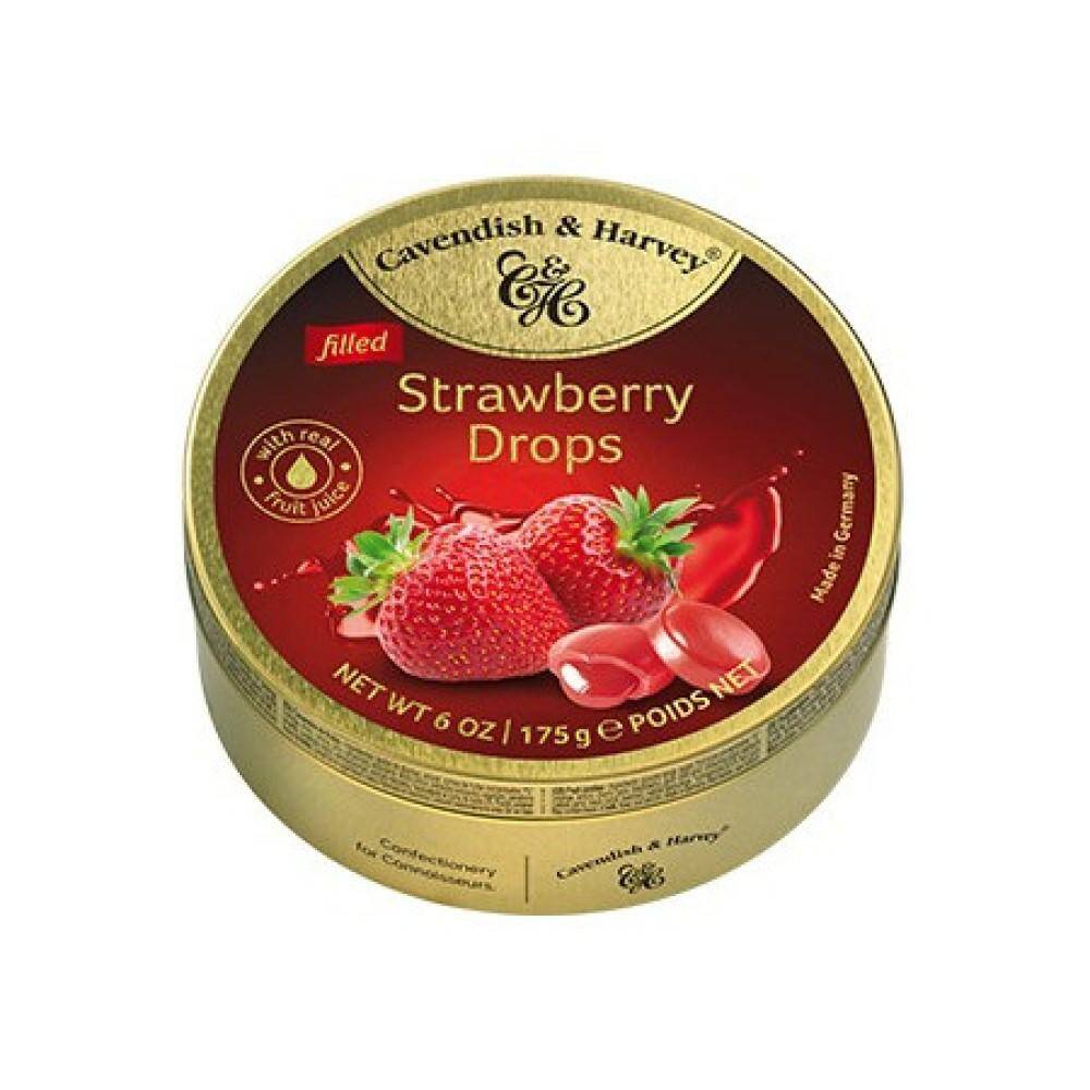 CAVENDISH cukierki PUSZKA truskawka 175g [9]