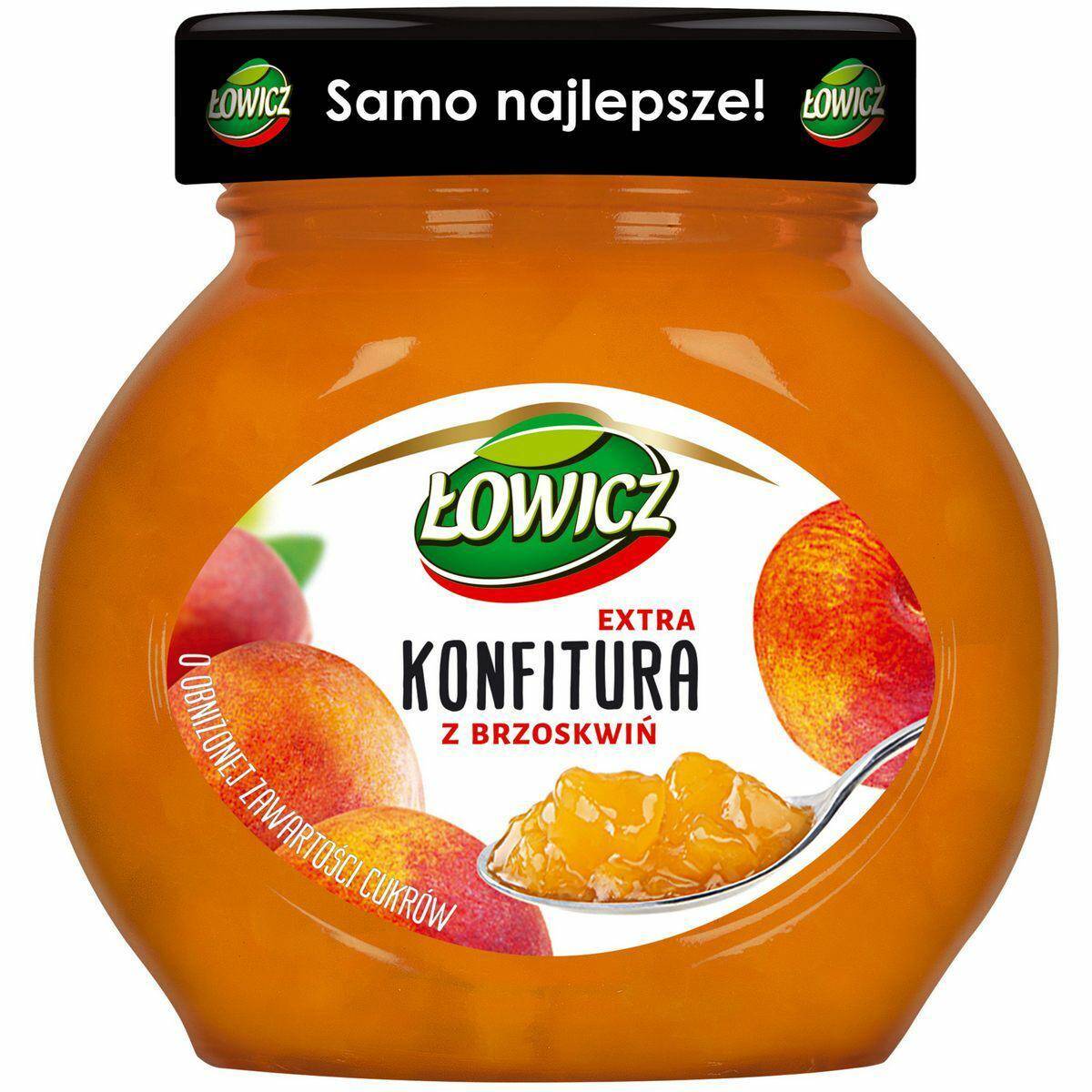 ŁOWICZ konfitura BRZOSKWINIA 240g [8]