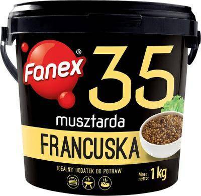 FANEX  MUSZTARDA francuska 1kg w wiaderku