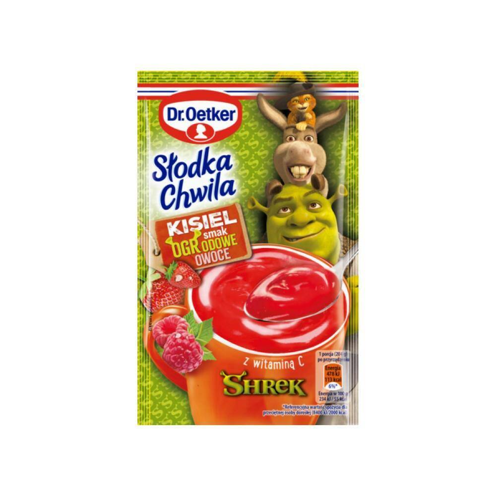 OETKER kisiel słodka chwila SHREK OWOCE OGRODOWE 29g [35]