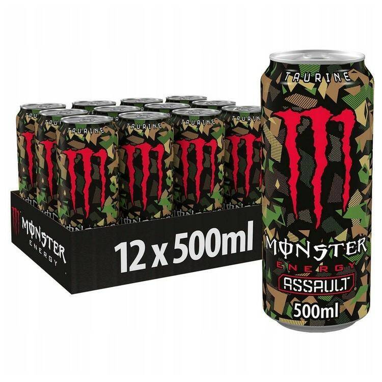 MONSTER energy ASSAULT 500ml [12]