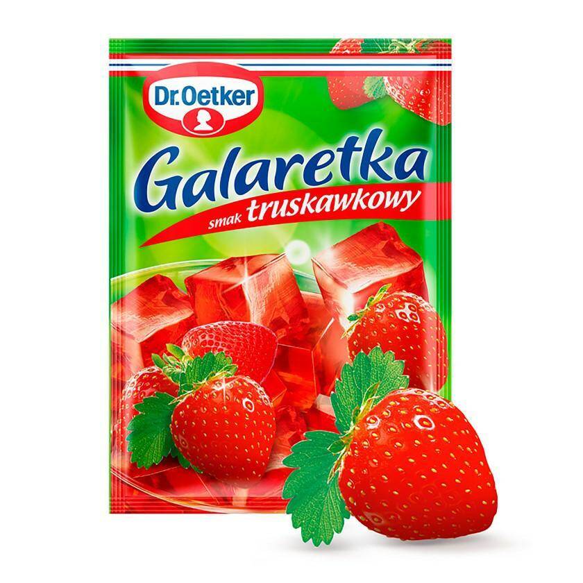 OETKER galaretka TRUSKAWKA 72g [30]