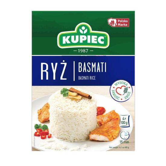 KUPIEC ryż BASMATI 4x100g [12]
