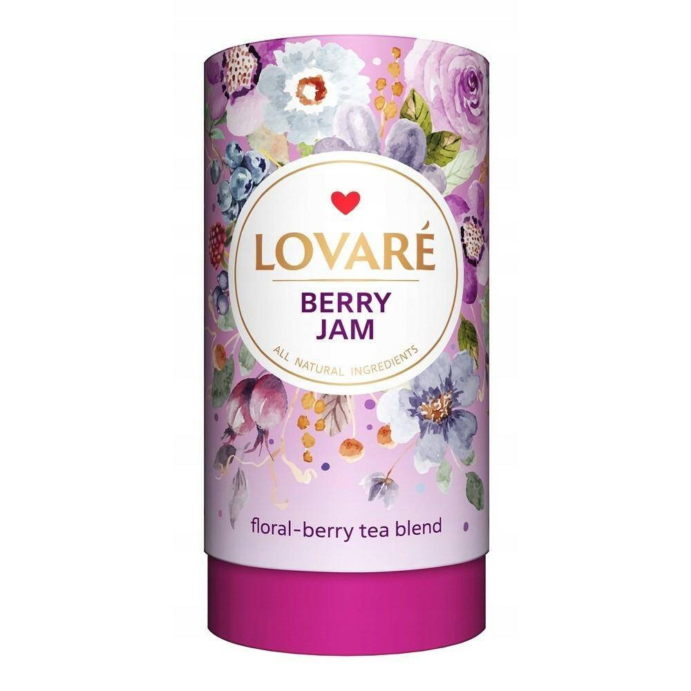LOVARE herbata liściasta BERRY JAM tuba 80g [8]