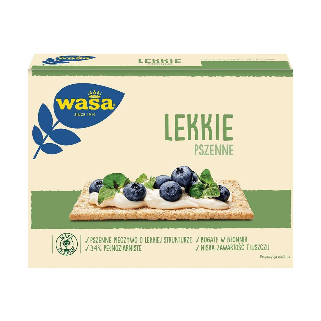 WASA pieczywo lekkie PSZENNE 110g [10]