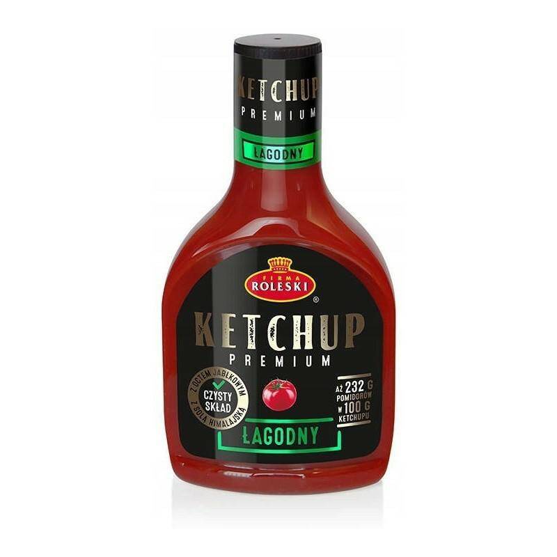 ROLESKI ketchup PREMIUM ŁAGODNY 465g [6]