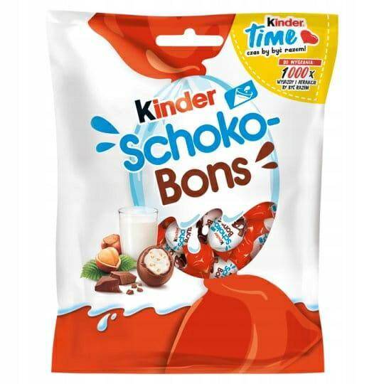 Kinder SCHOKO BONS 125G *16 (Zdjęcie 1)