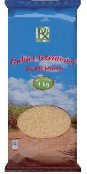 RADIX CUKIER TRZCINOWY Demarara 1kg [10]