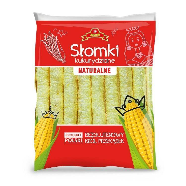 JUNIOR słomka kukurydziana NATURALNA 60g [20]