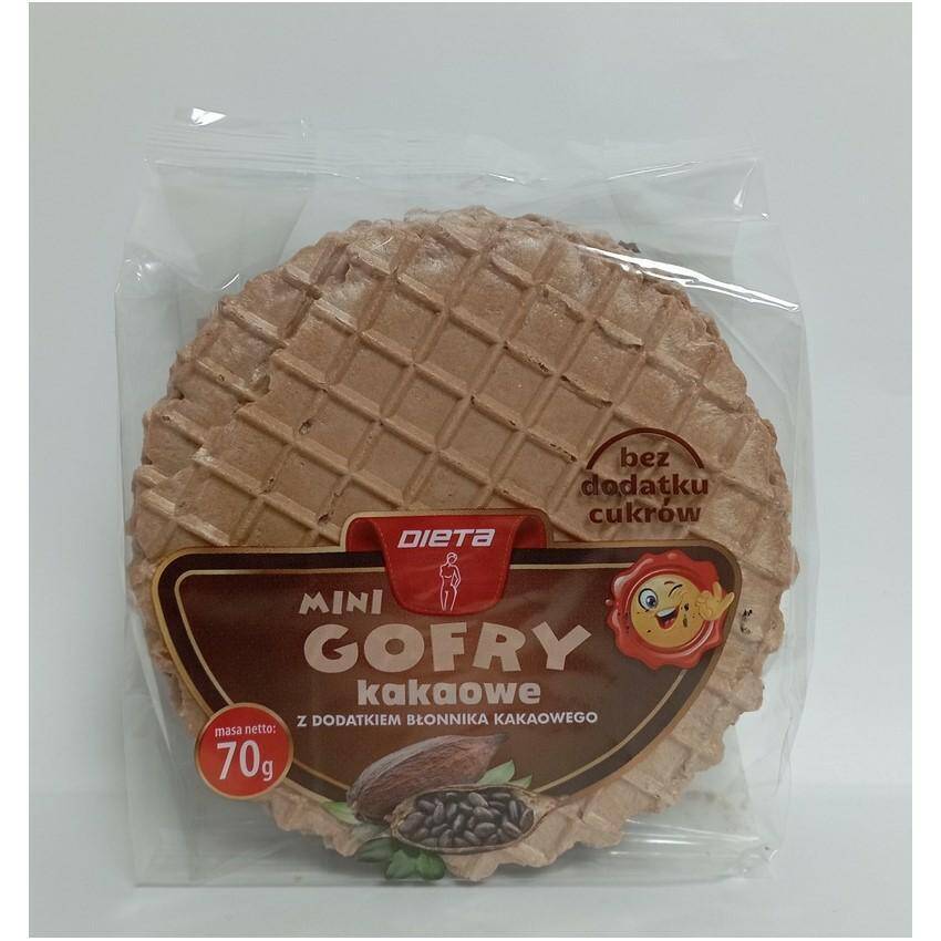 DIETA mini GOFRY kakaowe 70g [30]