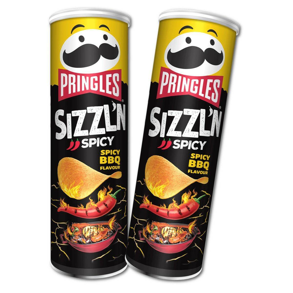 PRINGLES Sizzln SPICE BBQ 160g [9]