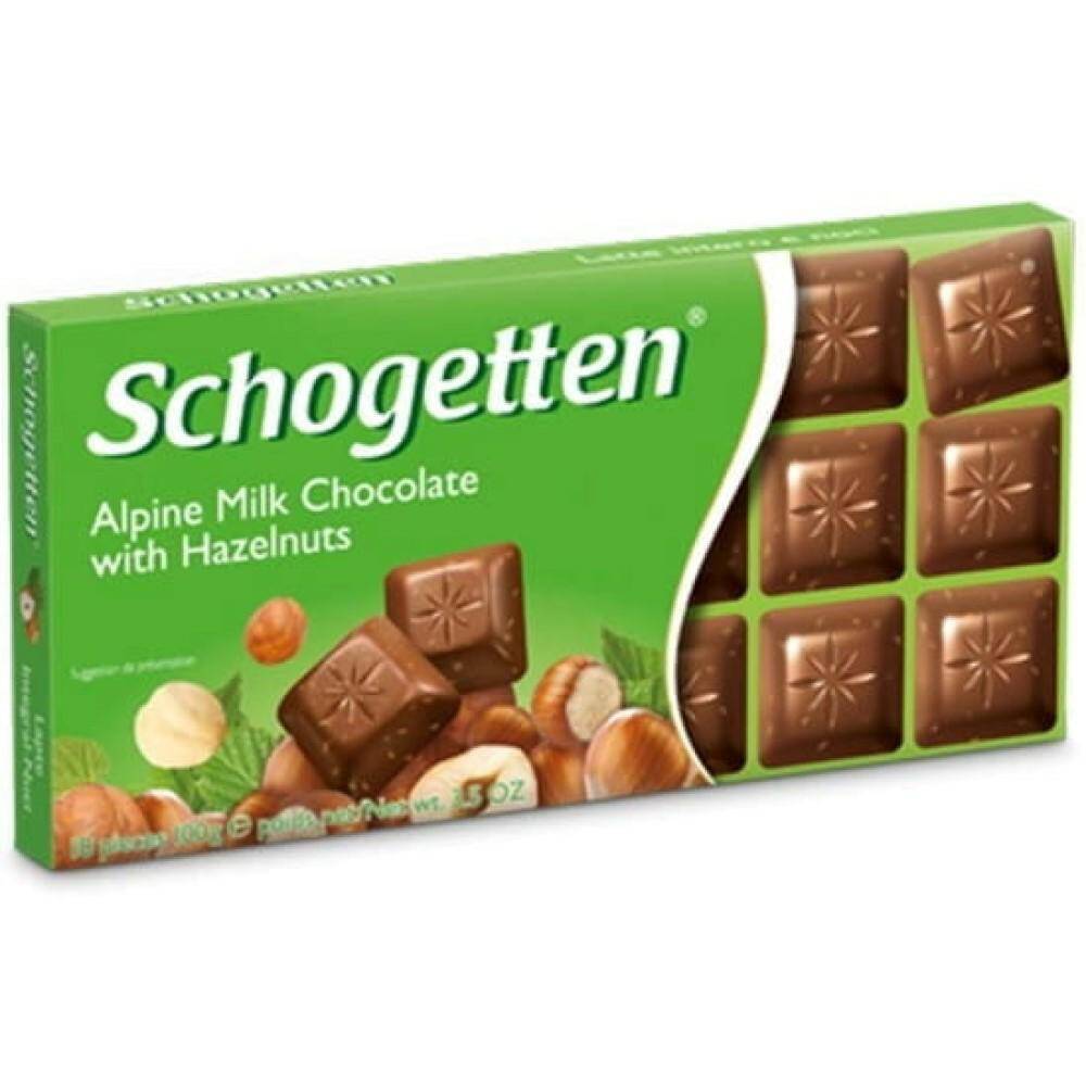 SCHOGETTEN czekolada HAZELNUTS 100g