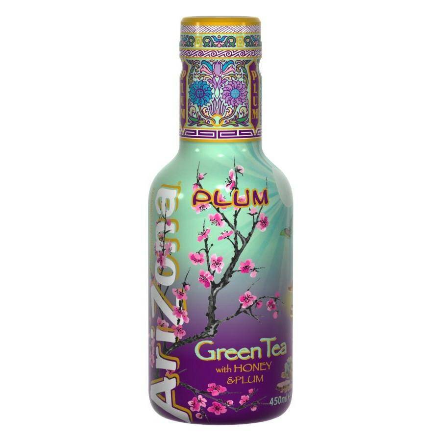 ARIZONA napój herbaciany GREEN TEA PLUM 450ml [6]