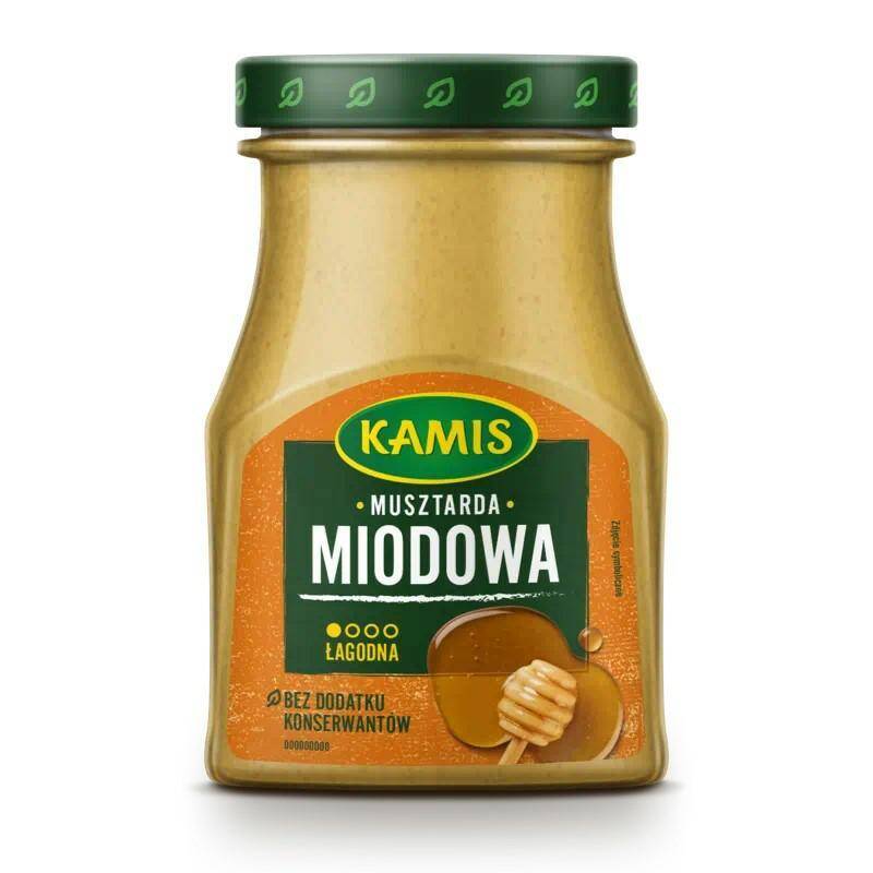 KAMIS musztarda MIODOWA 185g [8] -TOP-