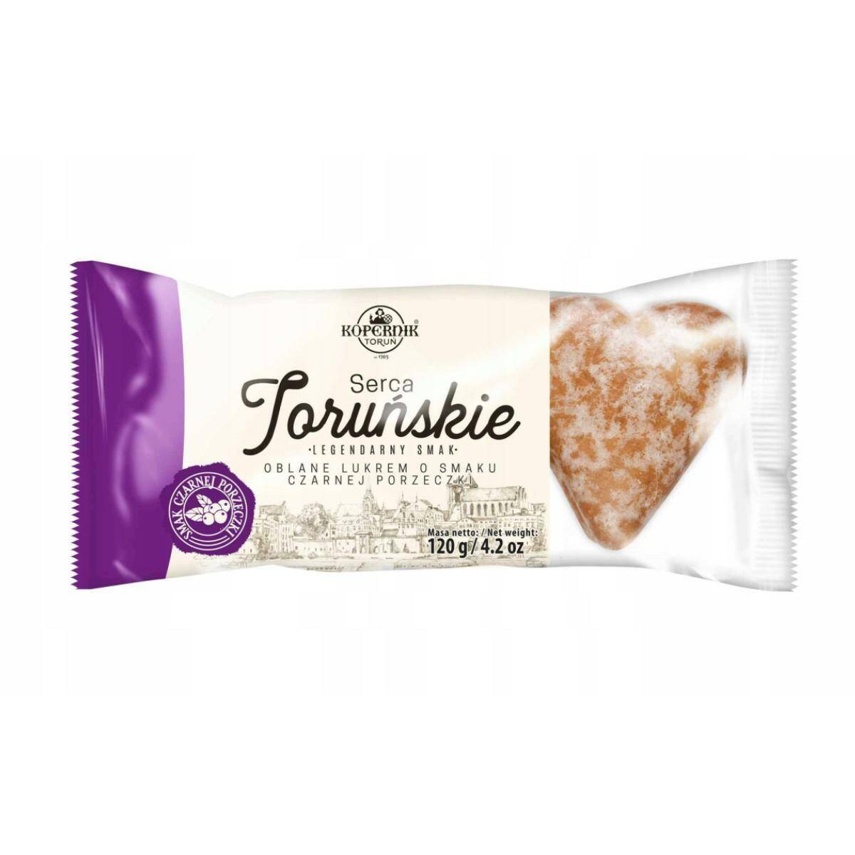 WN KOPERNIK pierniki SERCA TORUŃSKIE lukrowane porzeczkowe 120g [22]