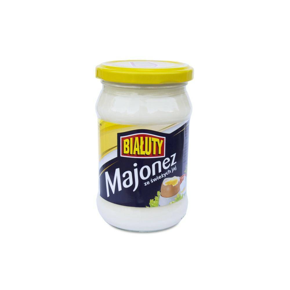 BIAŁUTY MAJONEZ ze świeżych jaj słoik 260g [10]