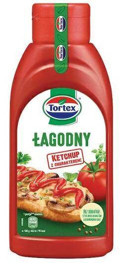 TORTEX ketchup 470g ŁAGODNY [12]