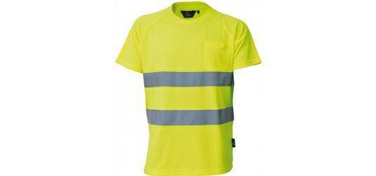 T-shirt ostrzegawczy żółty  M