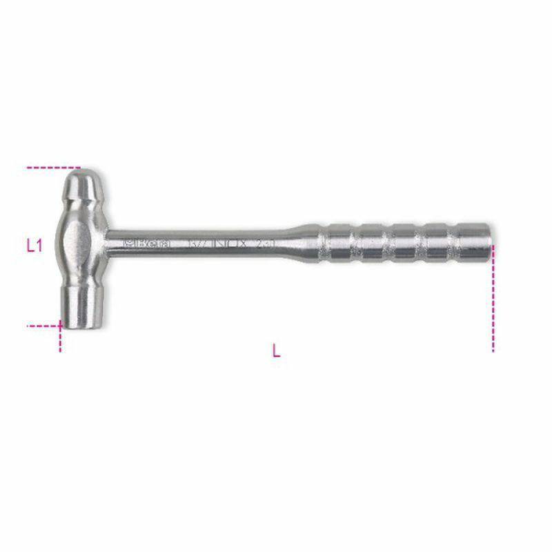 1377INOX 230-MŁOTKI Z OBUCHEM OKRĄGŁYM