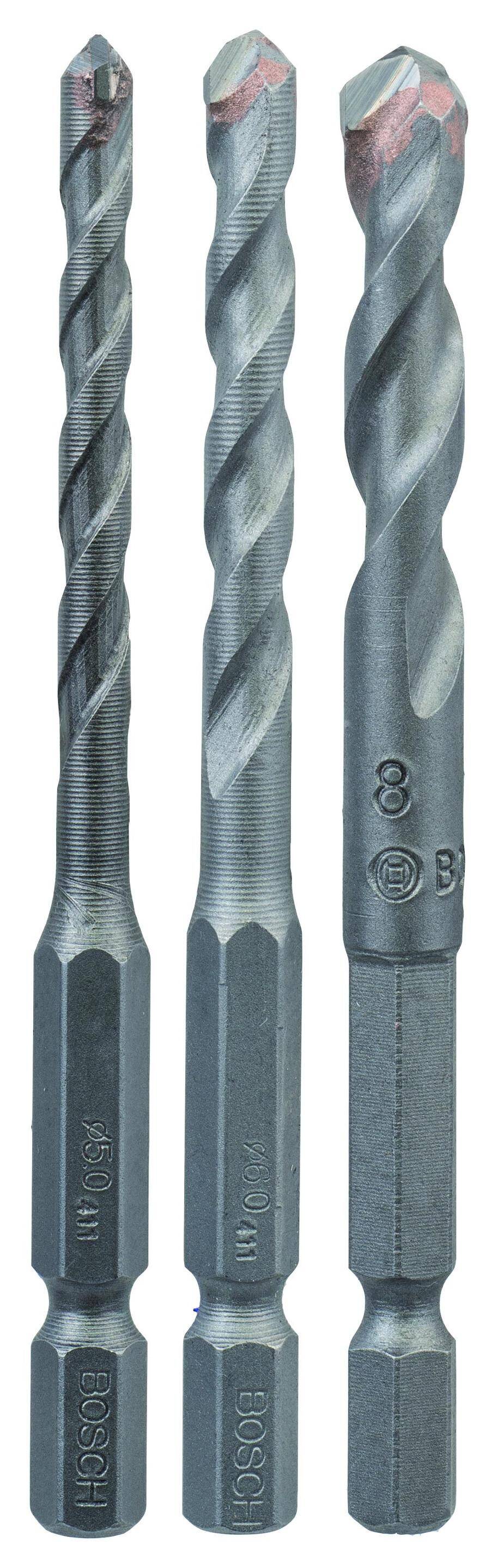 WIERTŁO HEX-9 CERAMIC 3PCS SET (5/6/8)MM