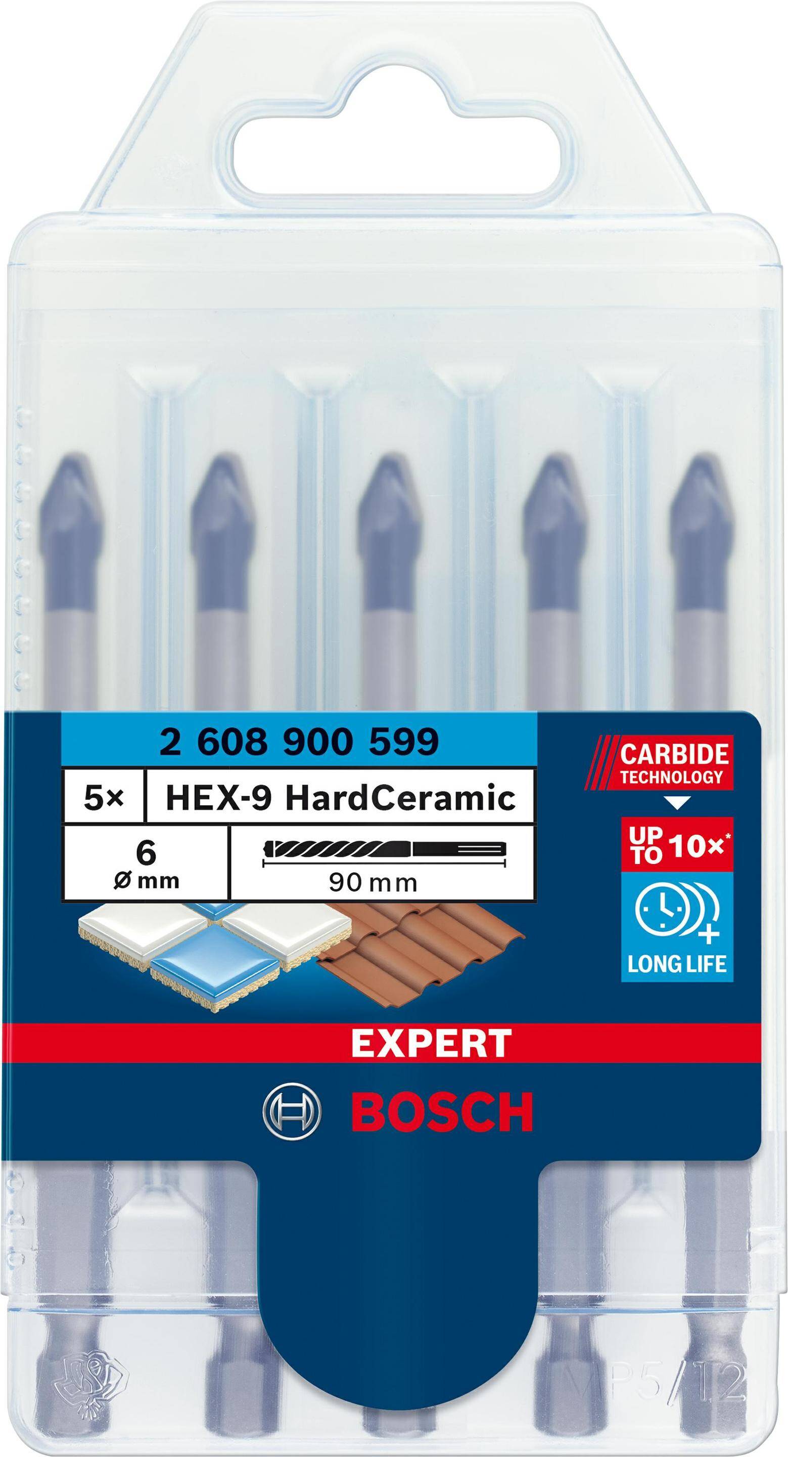 WIERTŁO HEX-9 EXPERT HC 5PC SET 6 MM