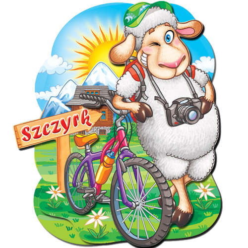 Owca z rowerem. Szczyrk POL-DS-175