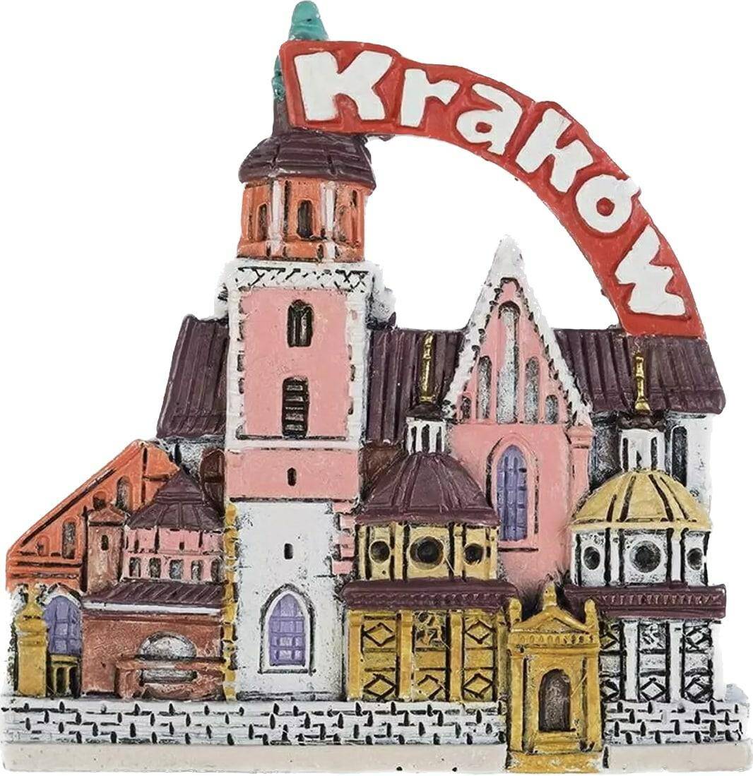 Magnes ręcznie malowany Kraków 3PM-061
