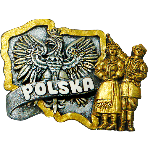 Magnes policeram. Polska (Mapa) P-1148