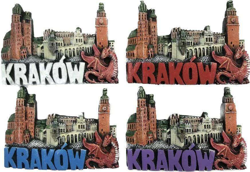 Magnes ręcznie malowany Kraków 3PM-043