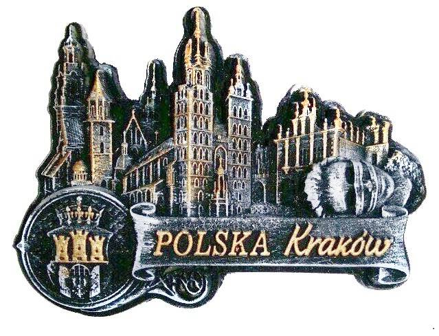 Polyresin magn. Kraków bazylika 3PM-012