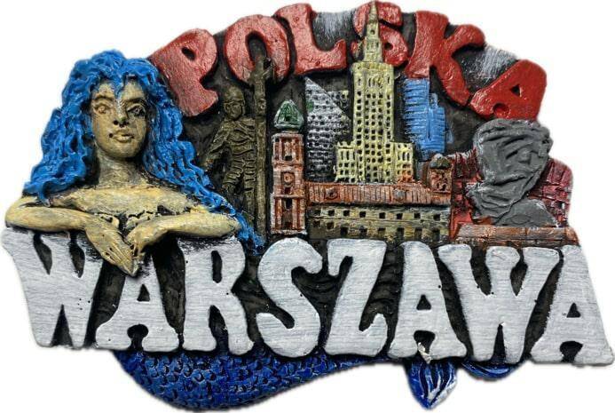 Magnes policeramiczny Syrenka Warszawa