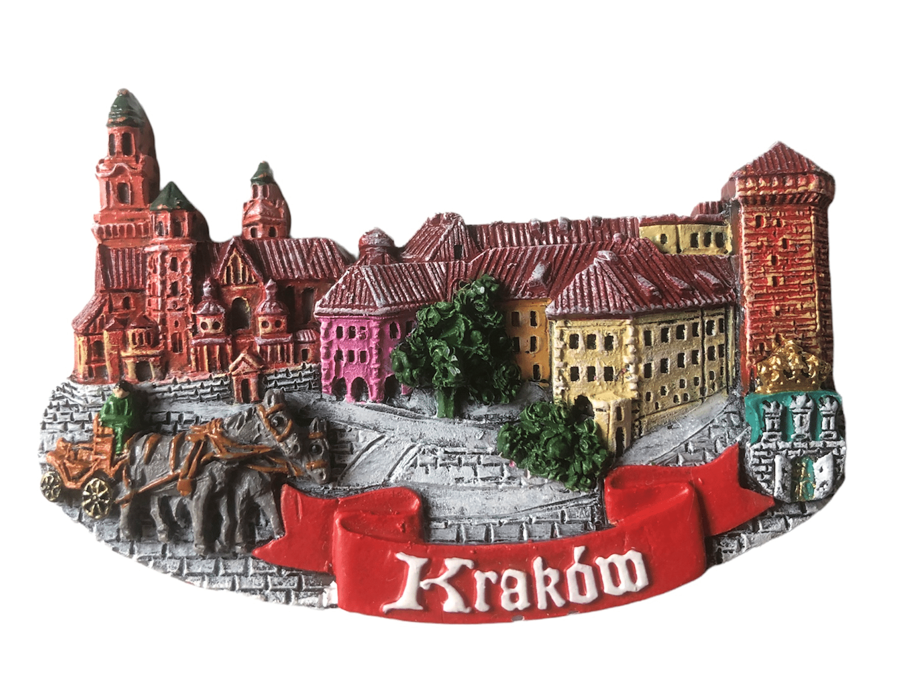 Polyresin magnet Kraków kolor.3PM-034