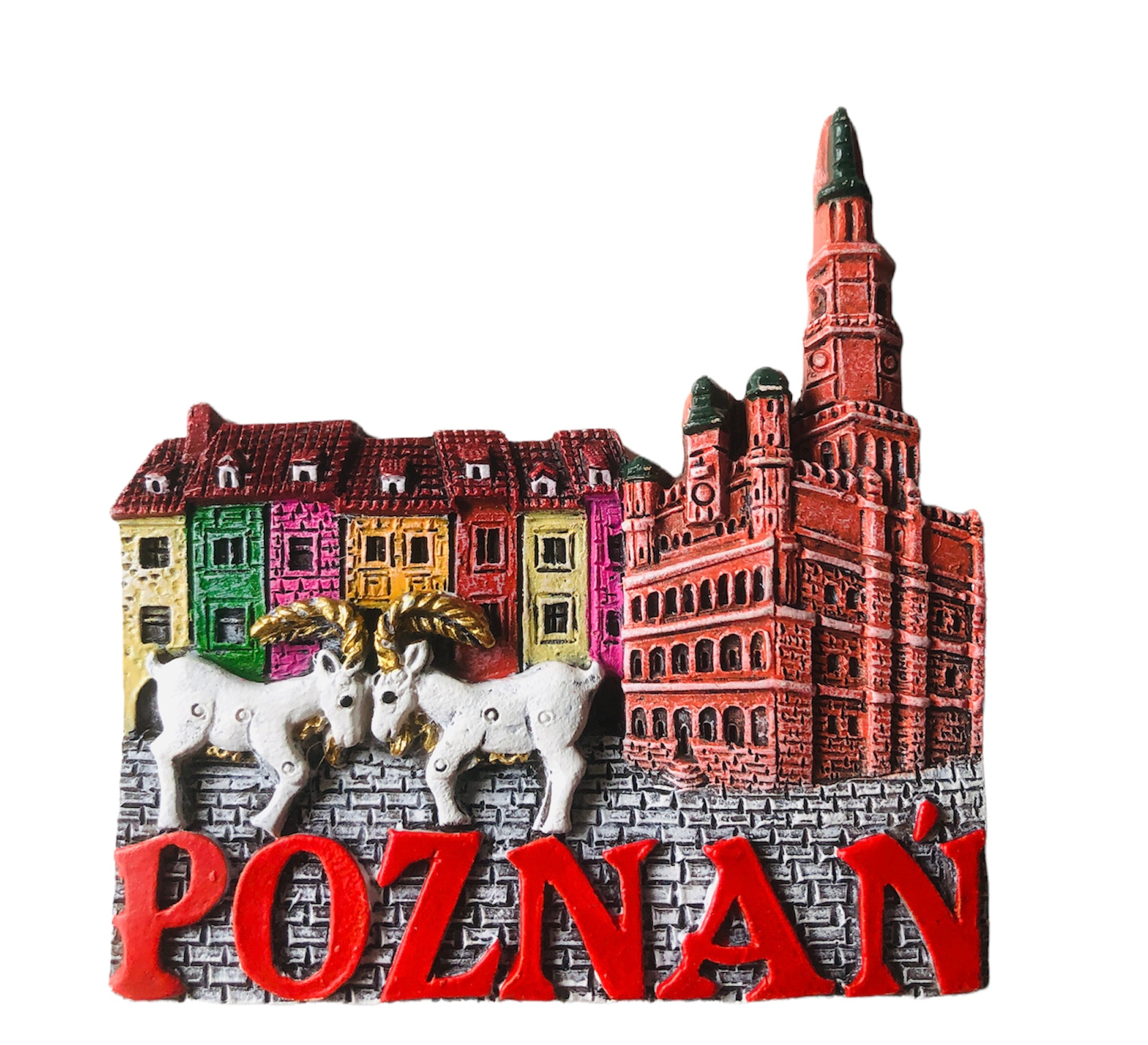 Polyresin magnet Poznań (kol.) 10PM-004
