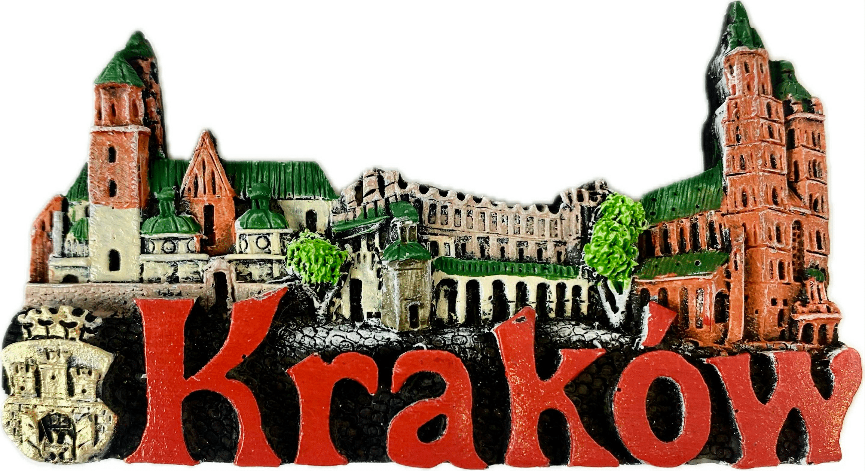 Magnes ręcznie malowany Kraków
