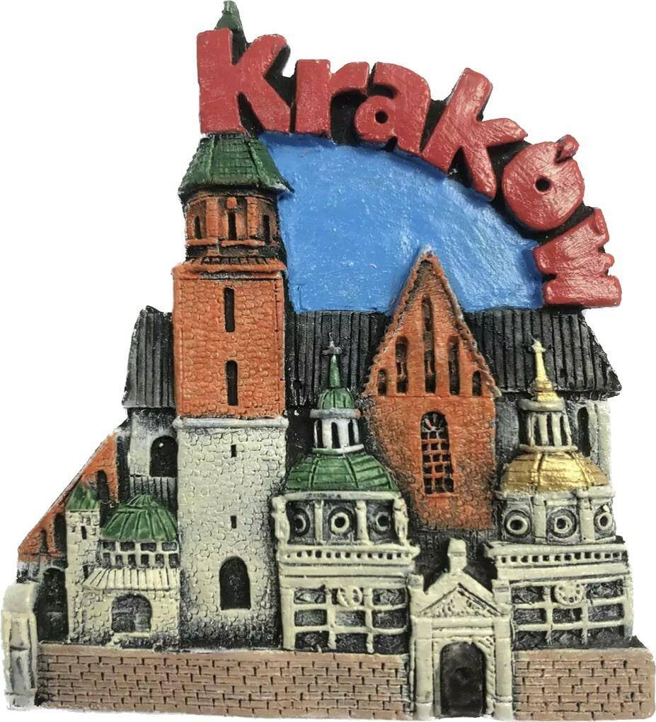 Magnes ręcznie malowany Kraków 3PM-047