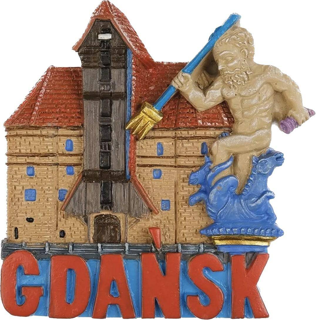 Magnes ręcznie malowany Gdańsk 5PM-027