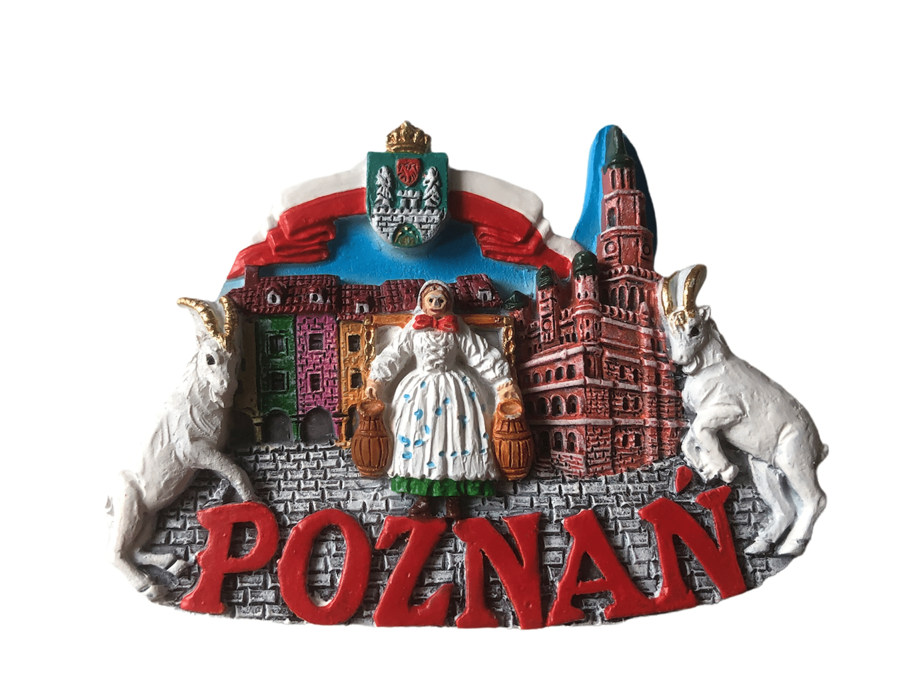 Polyresin magnet Poznań (kol.) 10PM-006