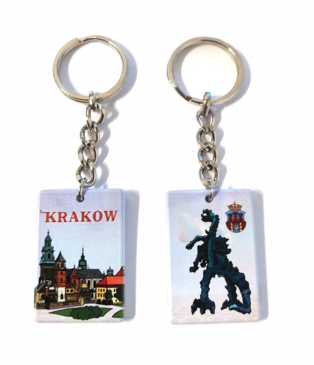 Brelok dwustr.Kraków Wawel Krak 3KR-025