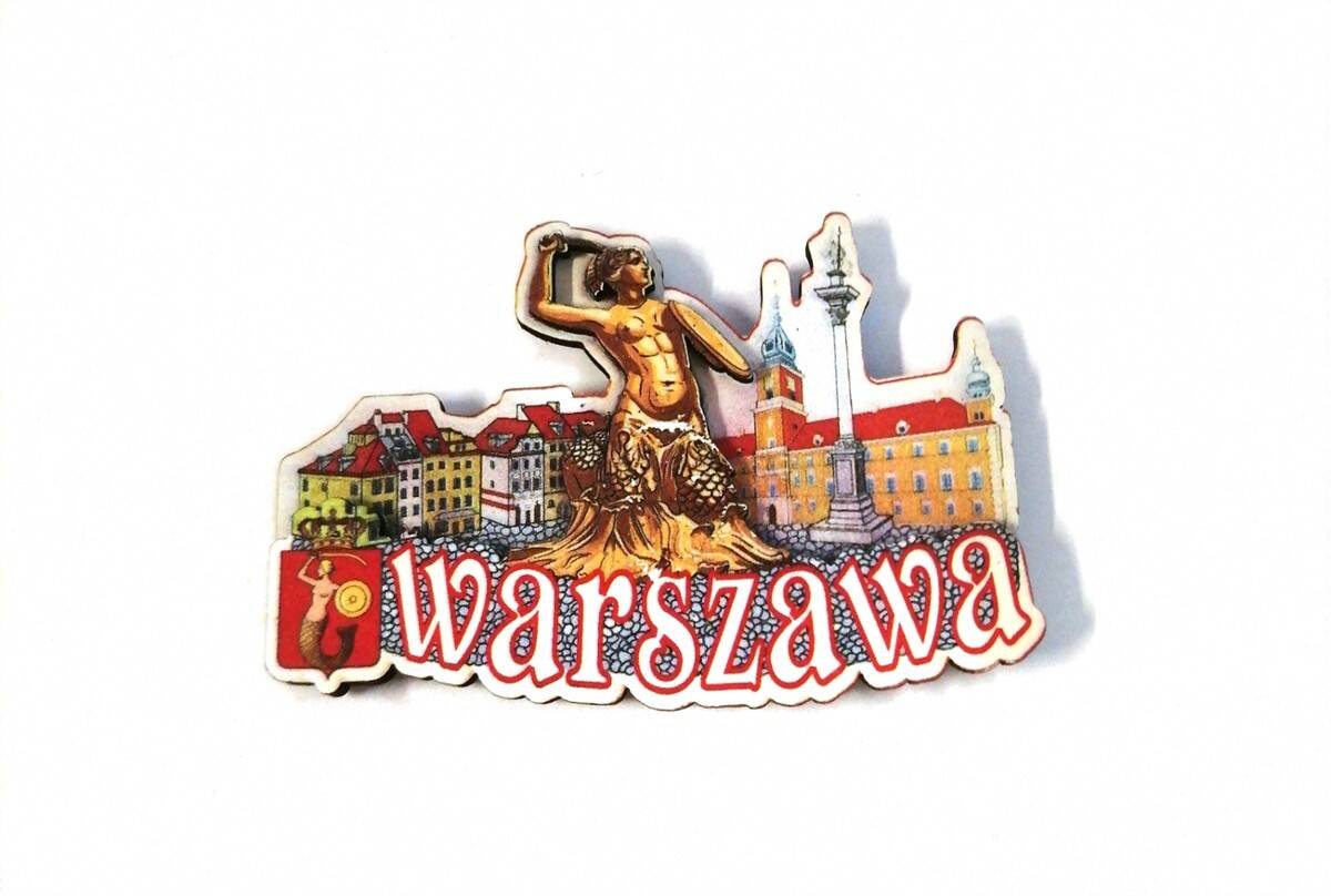 Magnes drewniany Warszawa