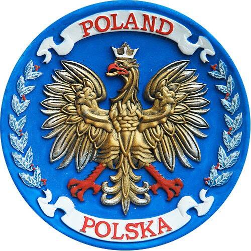 Talerz policeramiczny Polska