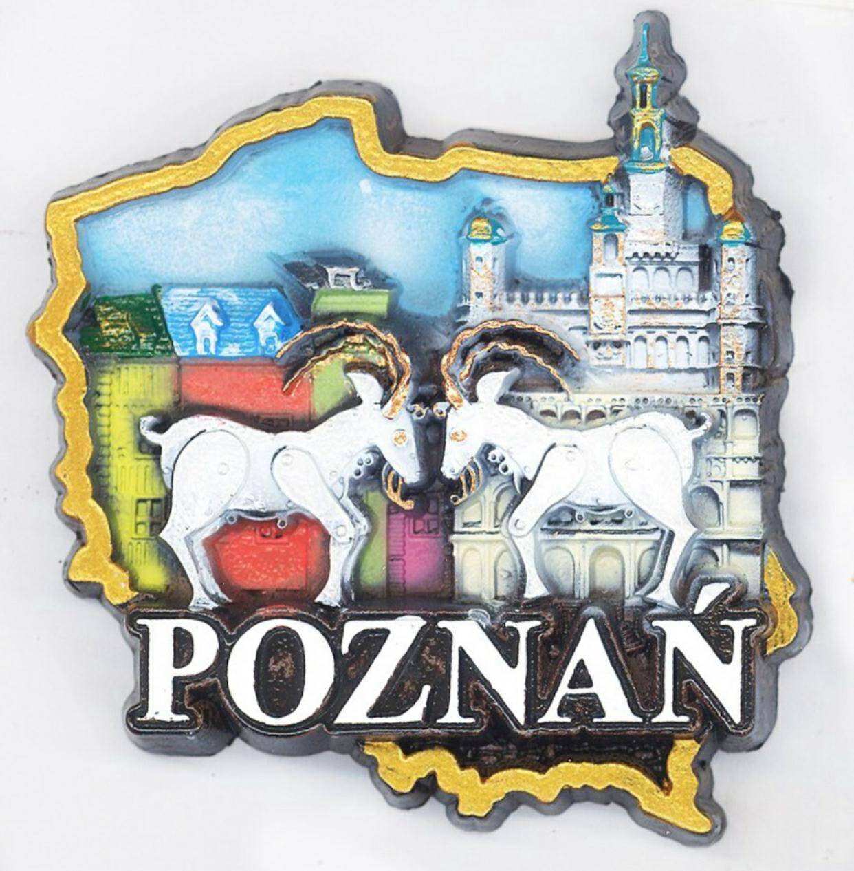 Polyresin magnet Poznań 10PM-008