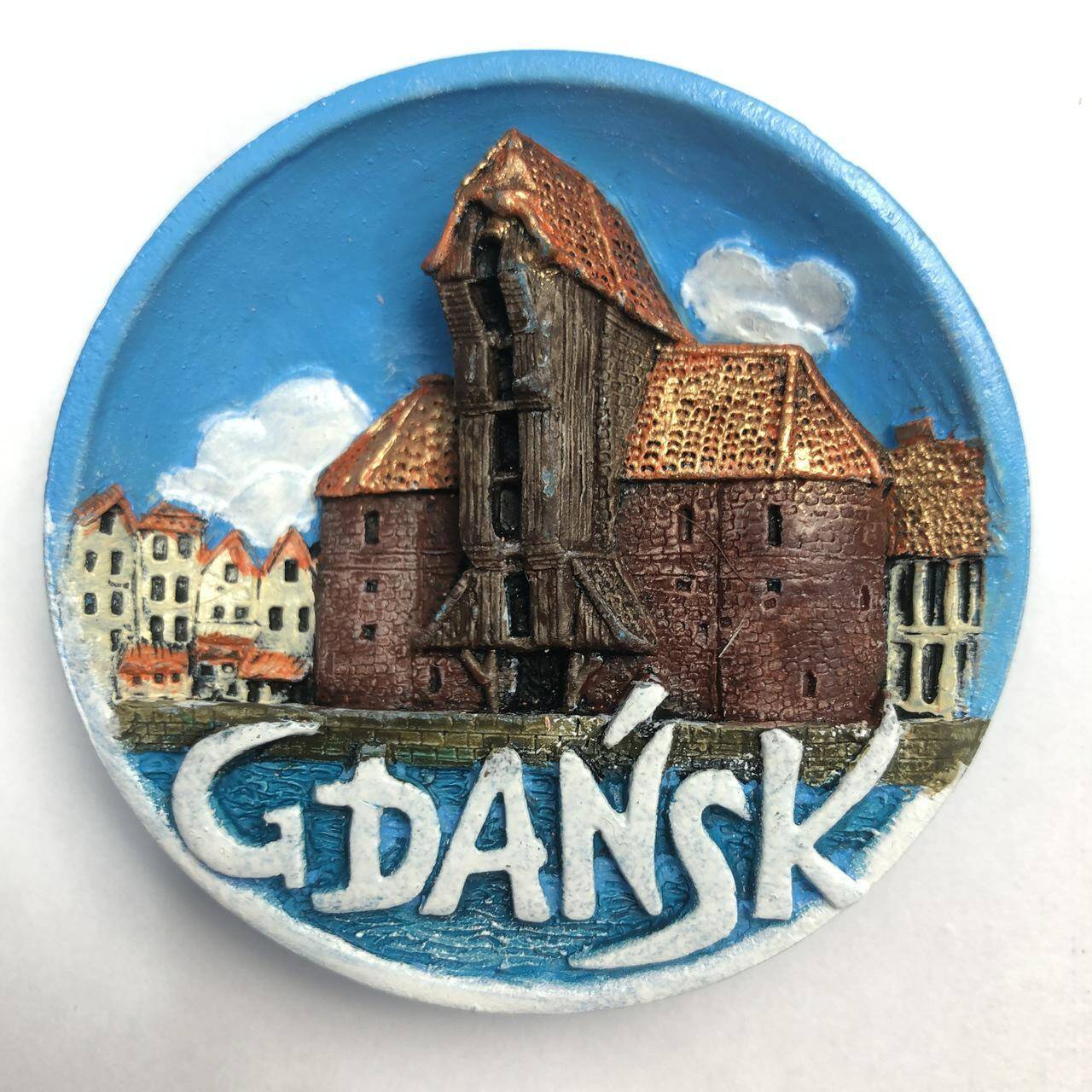 Magnes ręcznie malowany Gdańsk 5PM-018