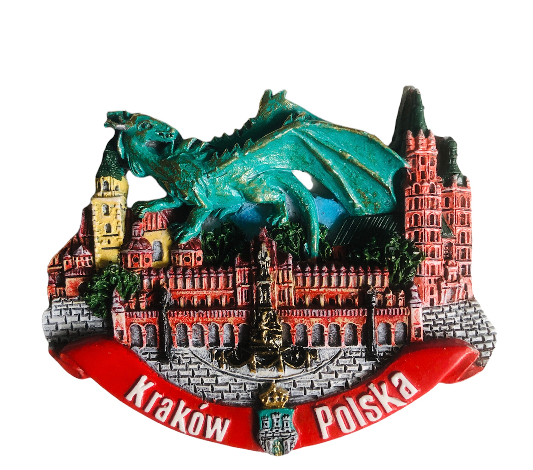 Polyresin magnet Kraków kolor.3PM-030