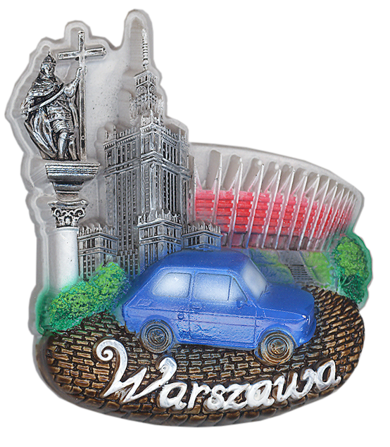 Warszawa magnes  samochód2PM-023