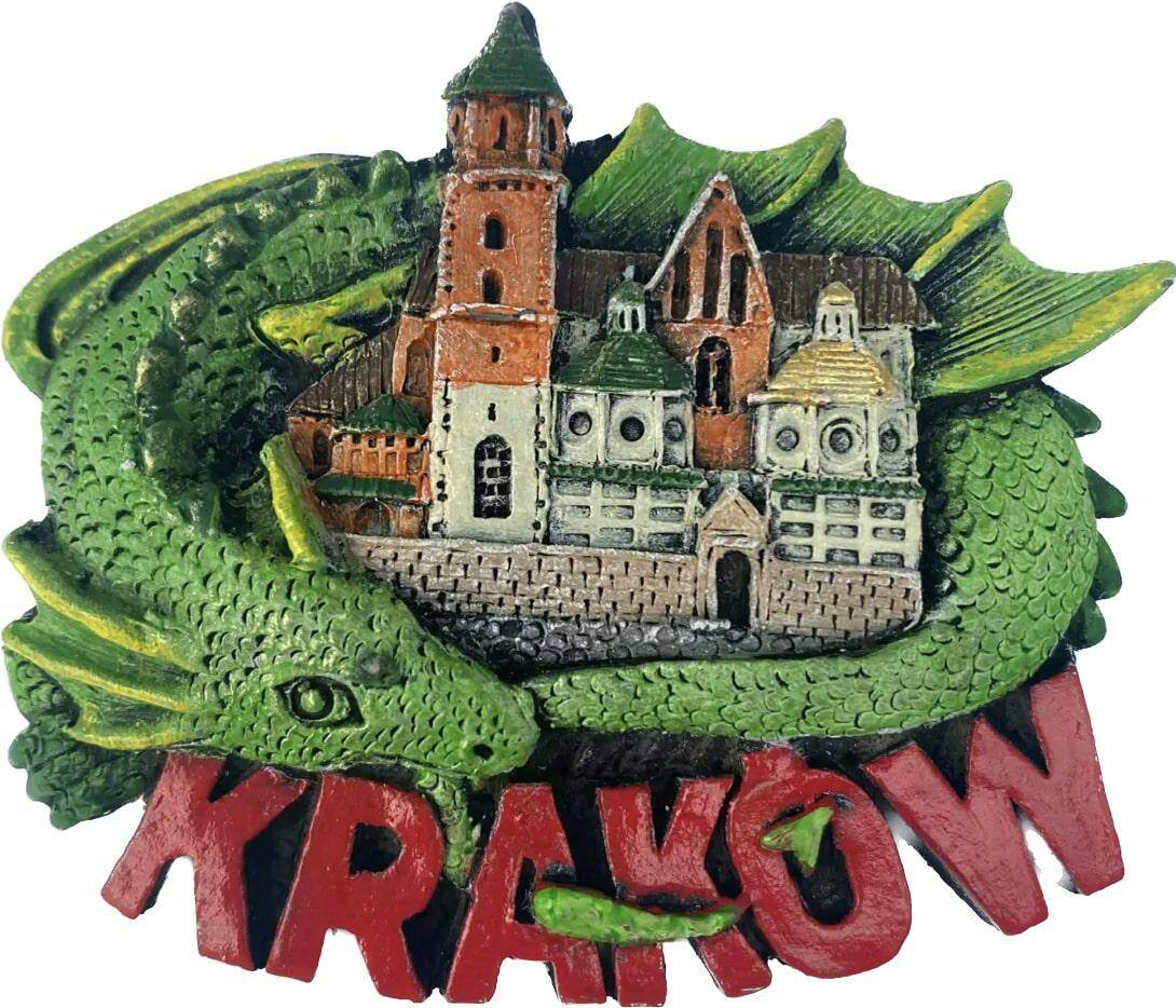 Magnes ręcznie malowany Kraków 3PM-073