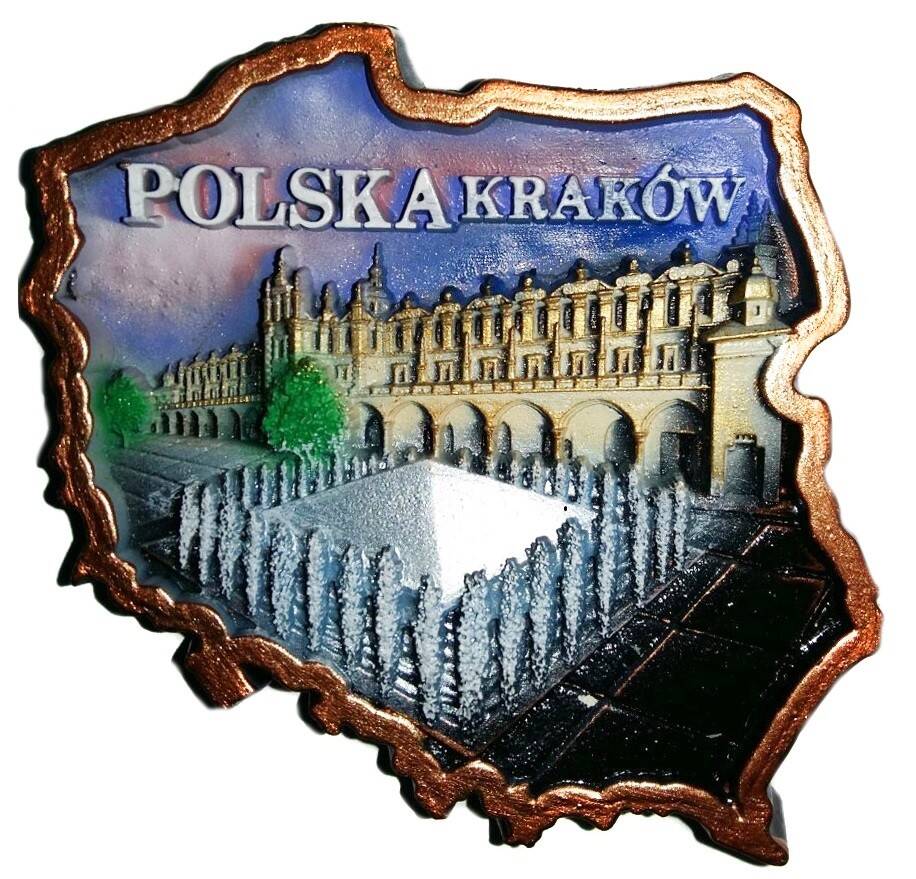 Polyresin magn.Kraków sukiennice 3PM-011