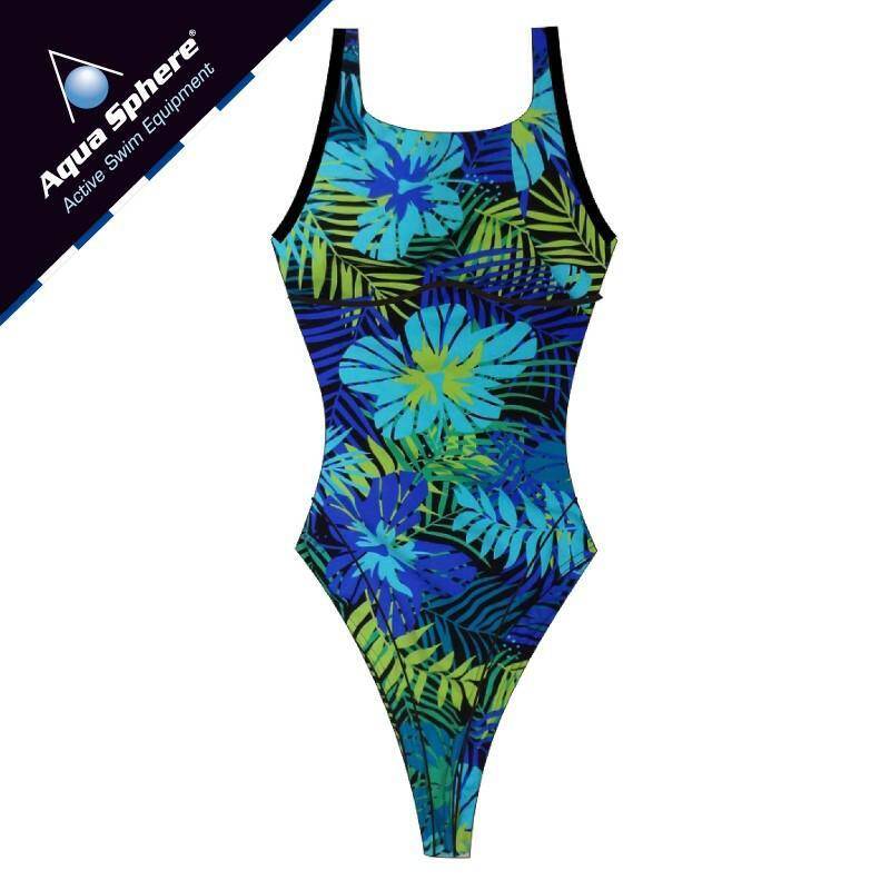 Kostium pływacki YVETTE roz50 blue/green